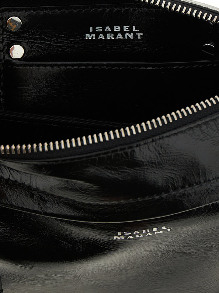 Isabel Marant Winna Duo Crossbody Bags - Black | e9b4ebd20ec506eed492b4db6429a15eb1dd911c