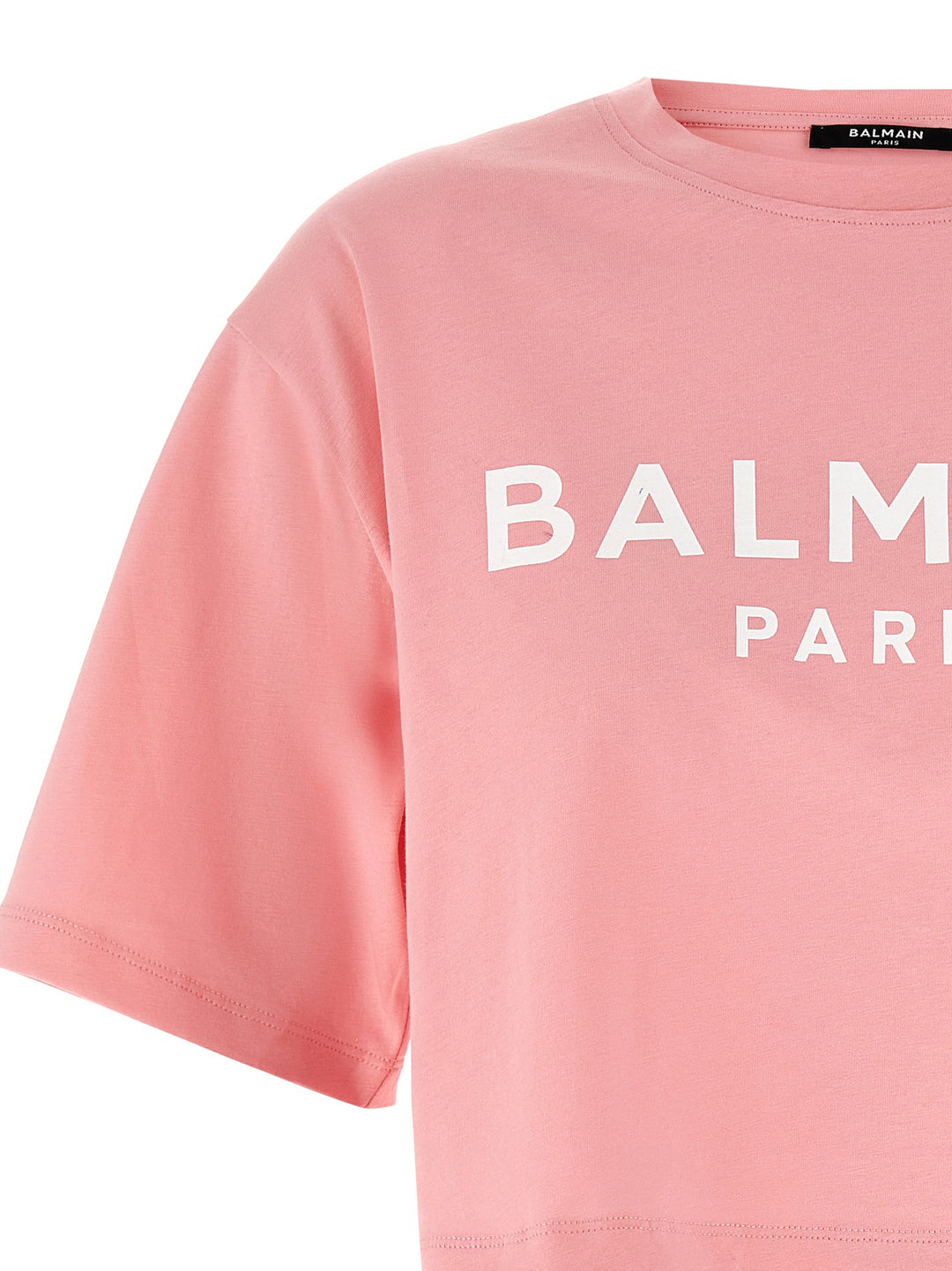 Logo Crop T-Shirt Pink