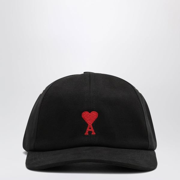 Black Baseball Cap With Logo
