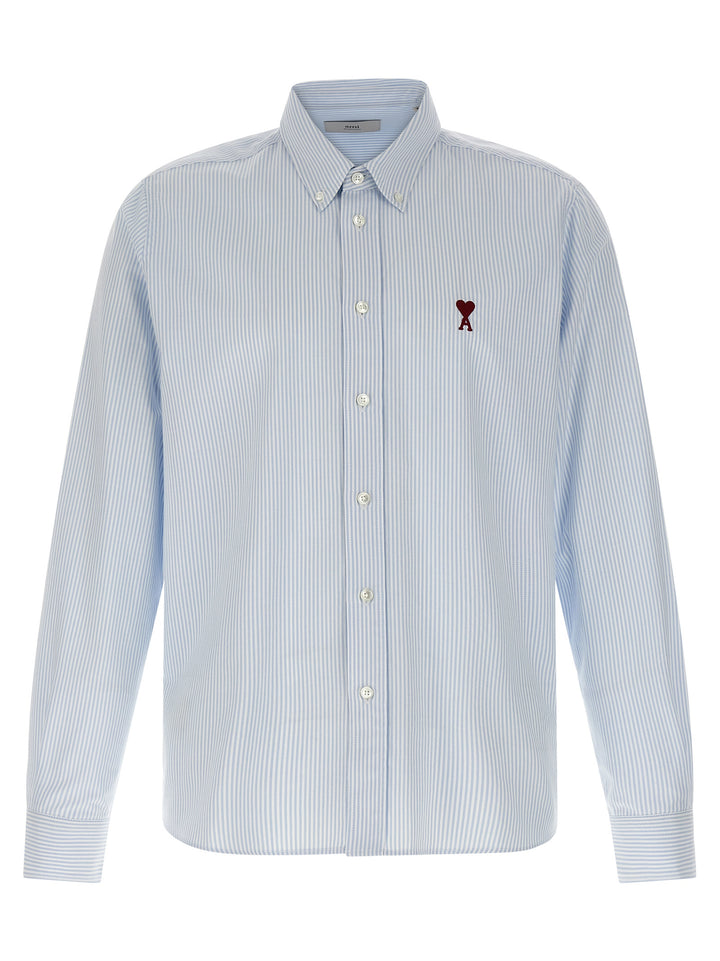 Ami Paris Ami De Coeur Shirt and Blouse - Light Blue | 10ed8ecc44a9a2e43519a764c0d88e337b25df04