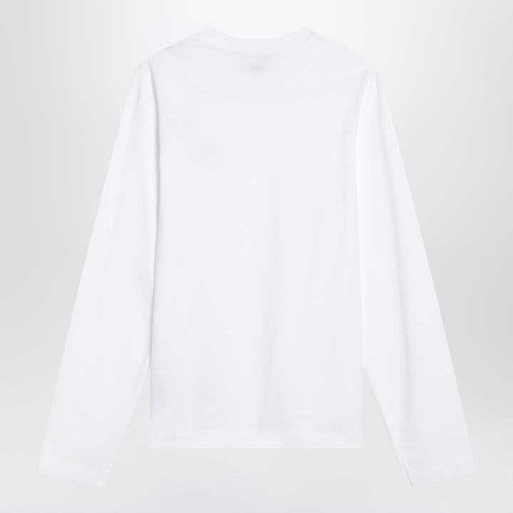 Ami Paris White Ami De Coeur Sweater