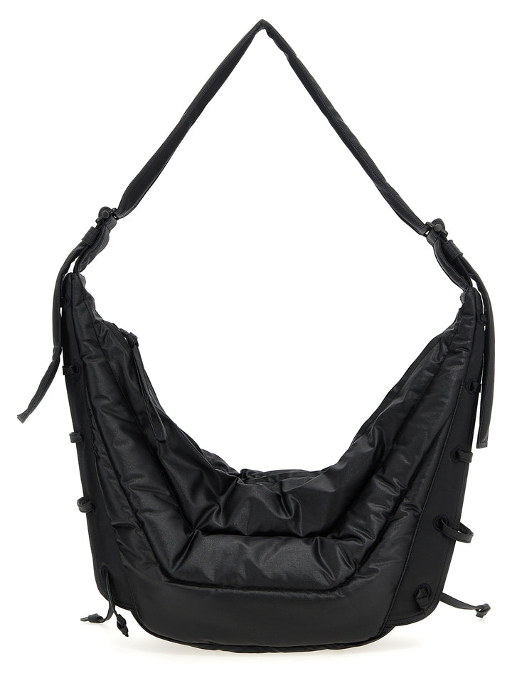 Medium Croissant Shoulder Bags Black