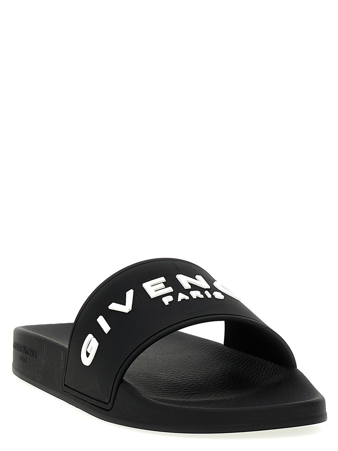 Givenchy Plage Capsule Slides Sandals White/Black