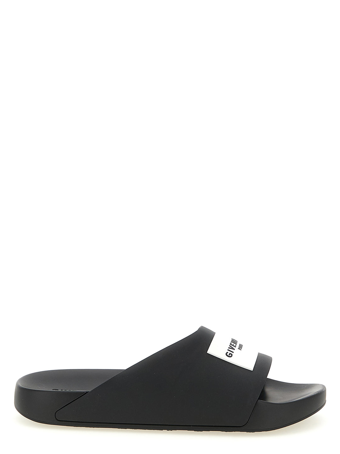 Givenchy Label Sandals - Black | 3b87cc7e48cee14c845c1f85dff12778fbba7d00