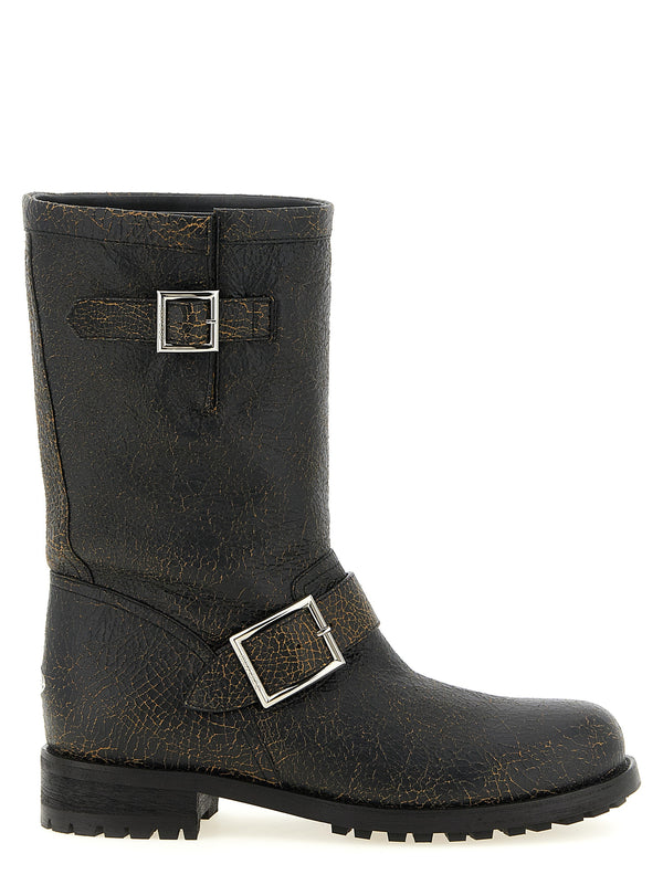 Biker Mid Boots And Ankle Boots Black