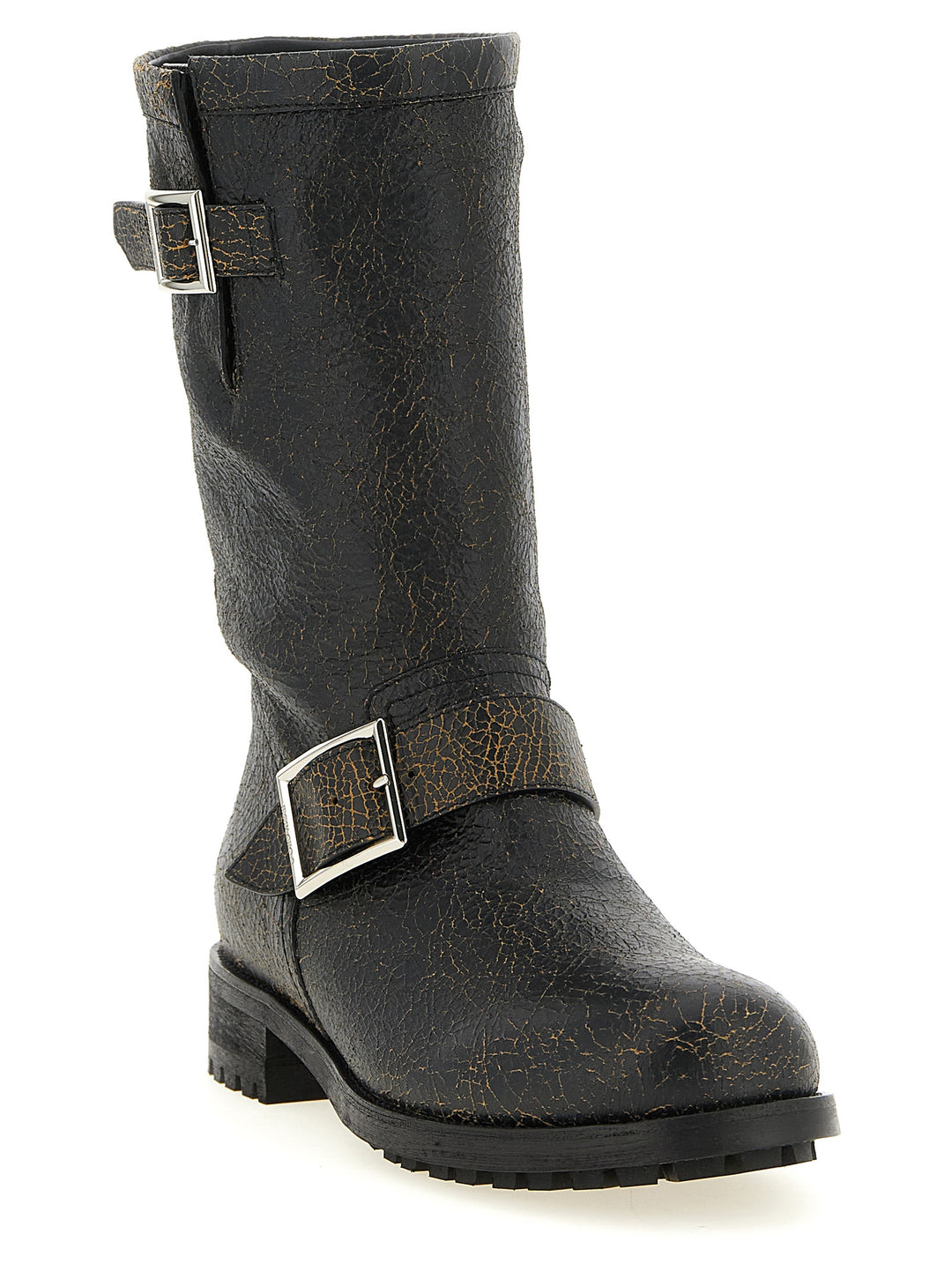 Jimmy Choo Biker Mid Boots and Ankle Boots - Black | 29333e5acb10f6833896952ba807a1f30ca93d0c