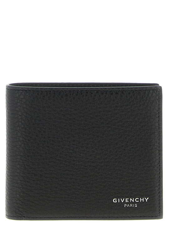 Leather Grain Wallet Wallets And Card Holders Black