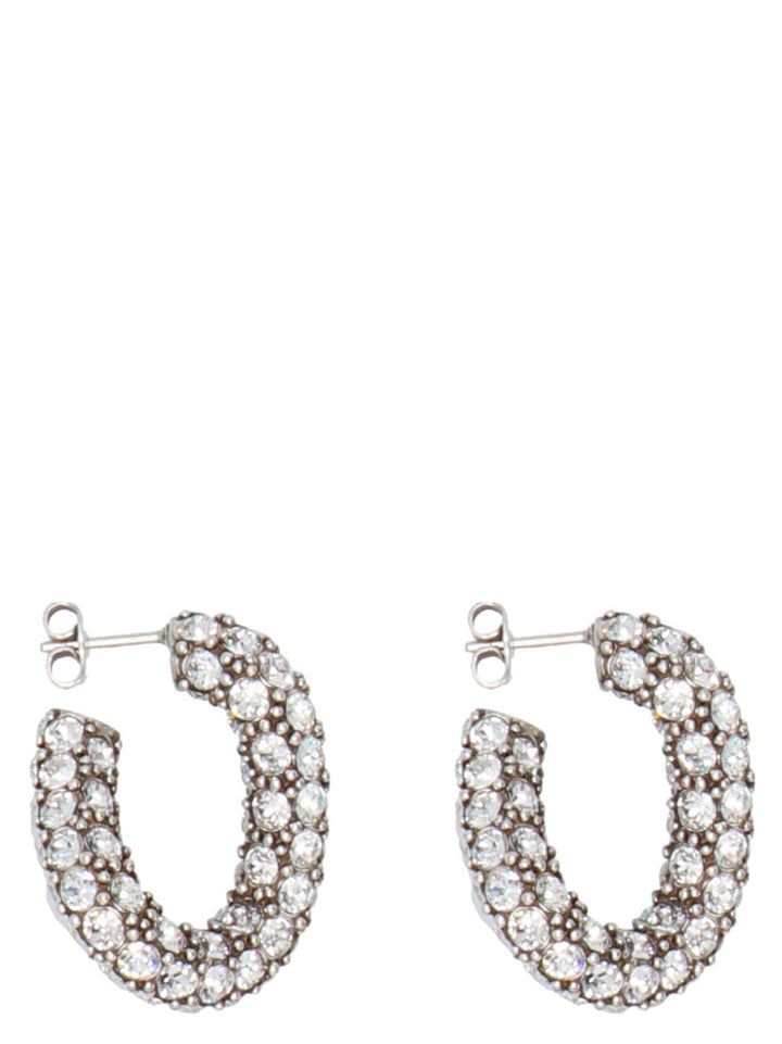 Crystal Earrings Jewelry Silver