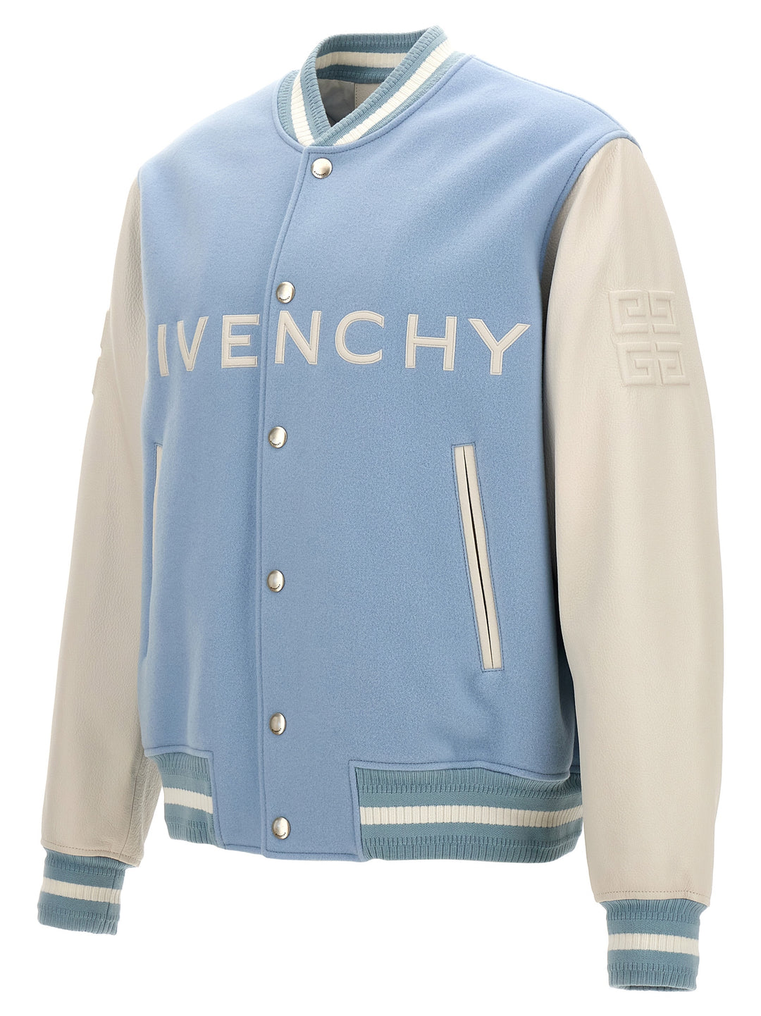 Givenchy Casual Jackets, Parka Light Blue