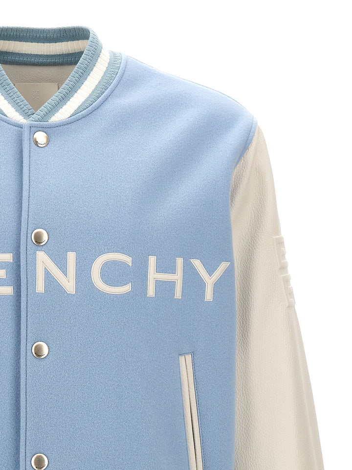 Givenchy Casual Jackets, Parka Light Blue