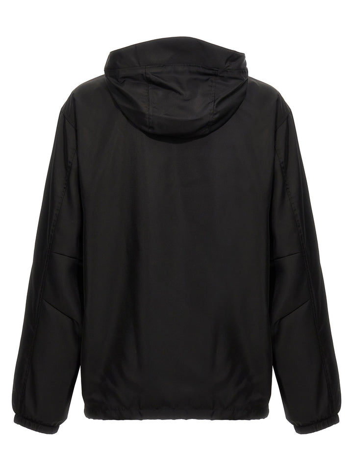 Logo Anorak Sweatshirt Black