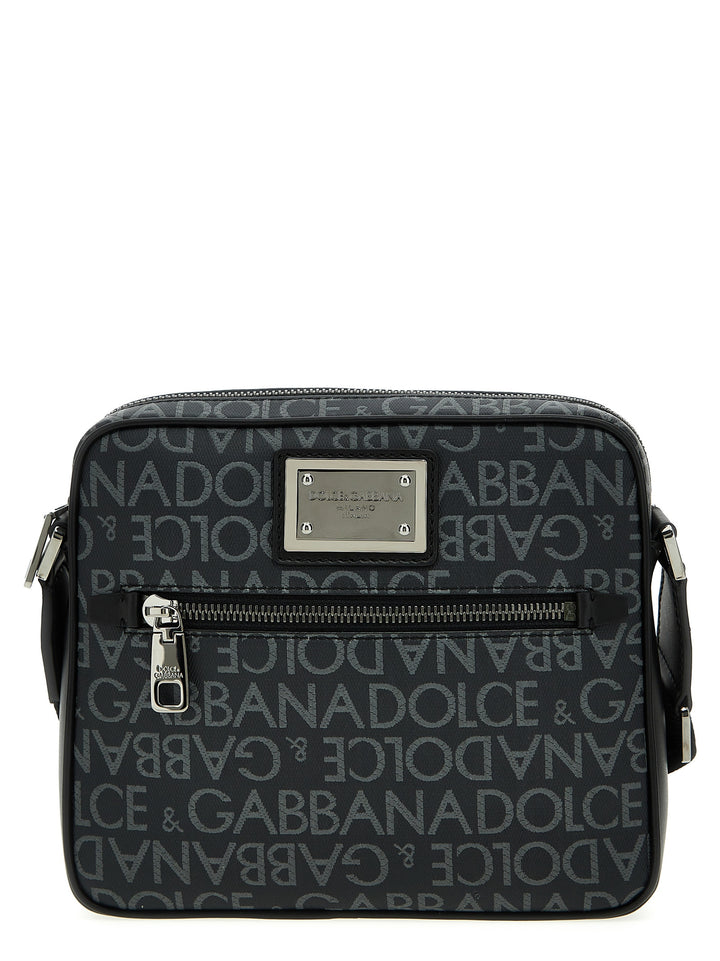 Logo Crossbody Bag Crossbody Bags Black