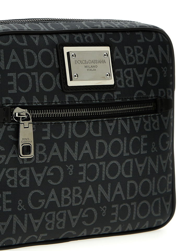 Logo Crossbody Bag Crossbody Bags Black