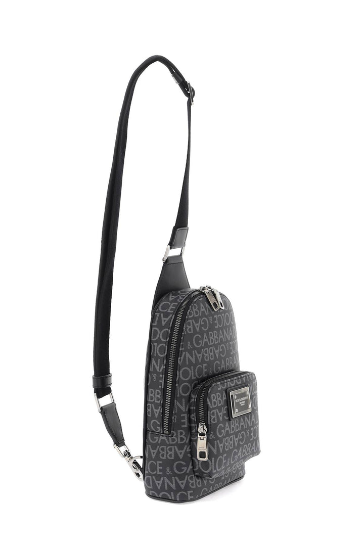 Crossbody Beltpack With All Over Logo