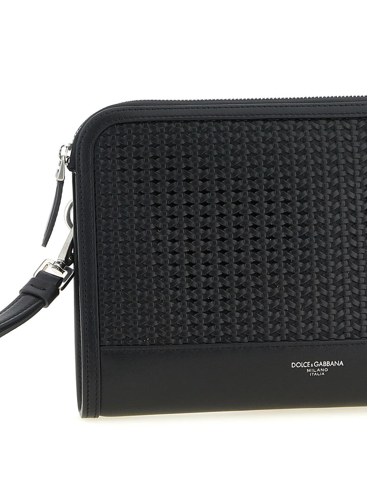 Dolce & Gabbana Atene Clutch - Black | d8224829ed00ccf35b9db61256babe7490c9f346