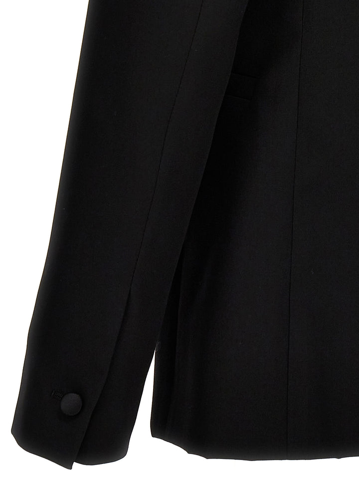 Peack Lapel Blazer Black