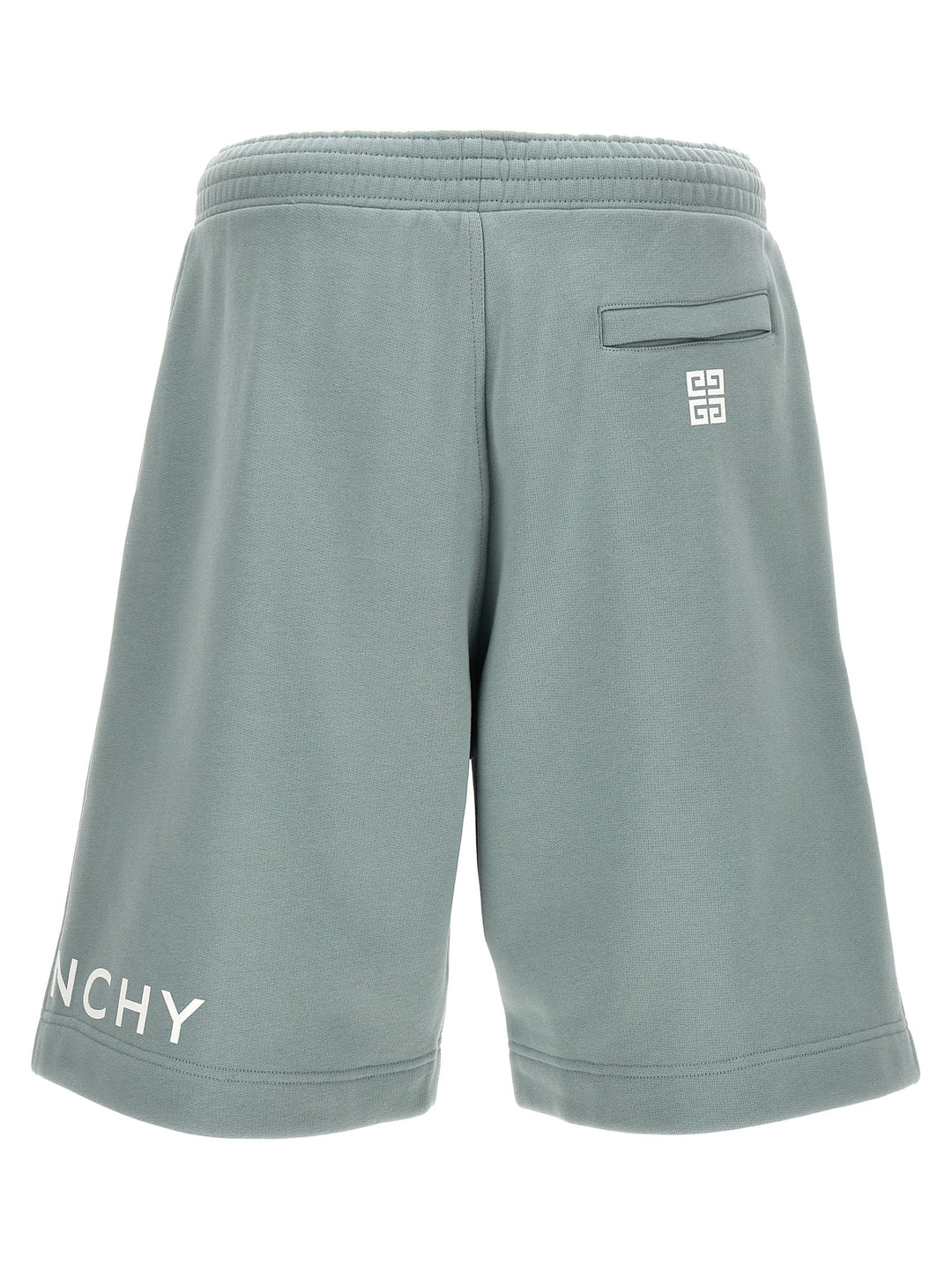 Logo Print Bermuda Shorts Bermuda, Short Light Blue