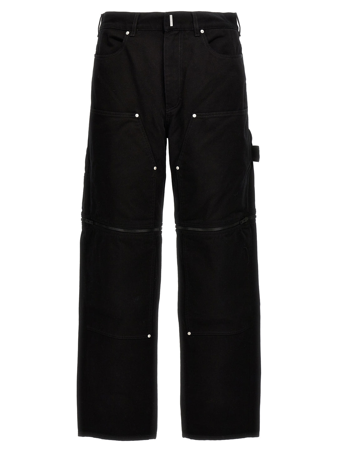 Zip Off Carpenter Jeans Black