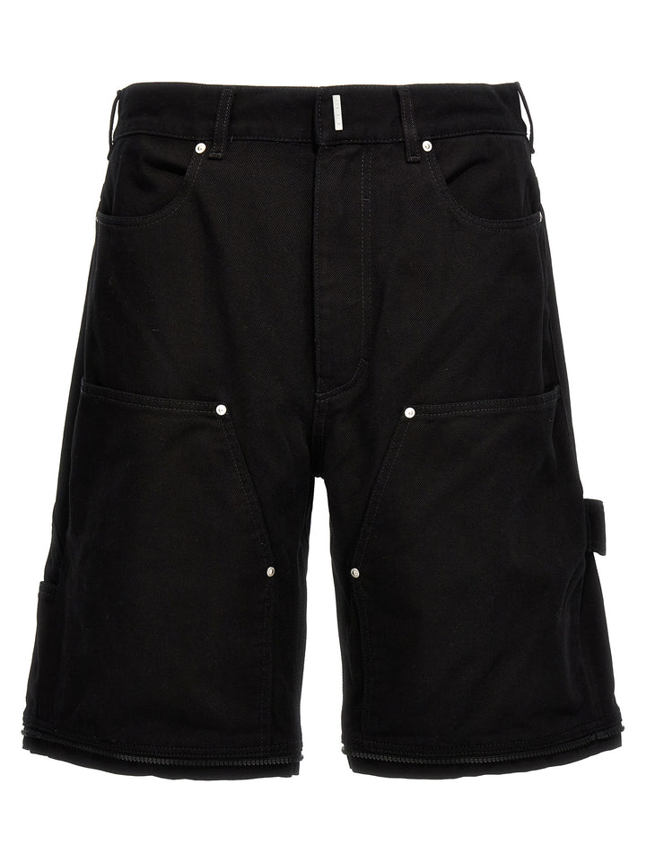 Zip Off Carpenter Jeans Black