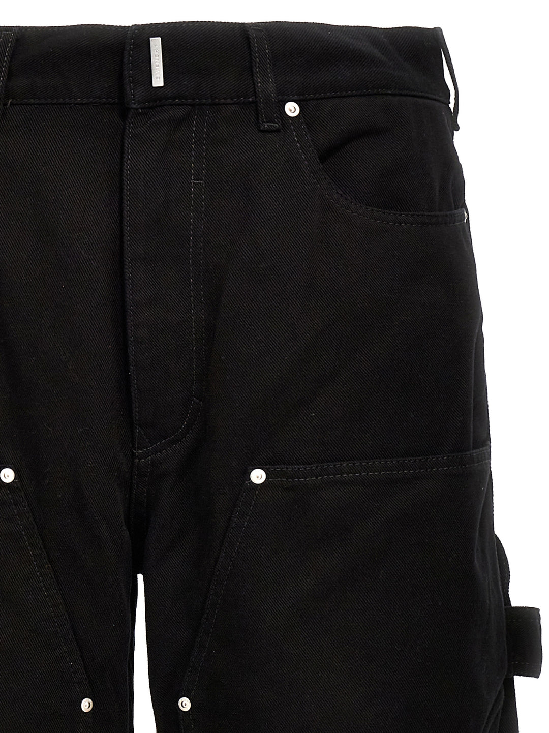 Zip Off Carpenter Jeans Black