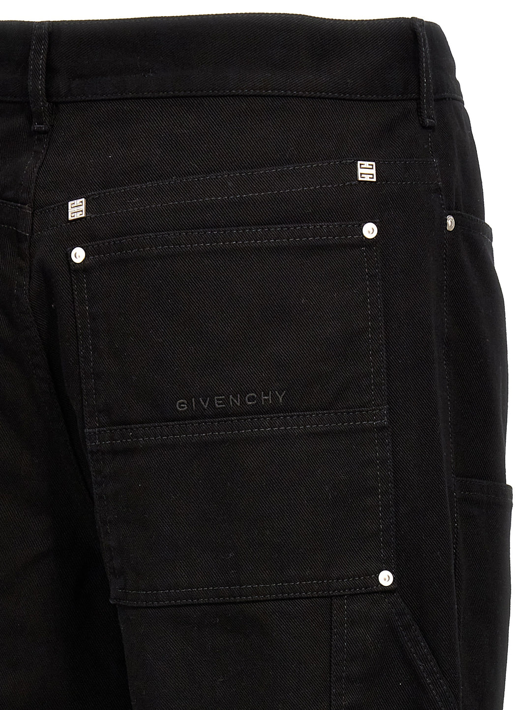 Zip Off Carpenter Jeans Black