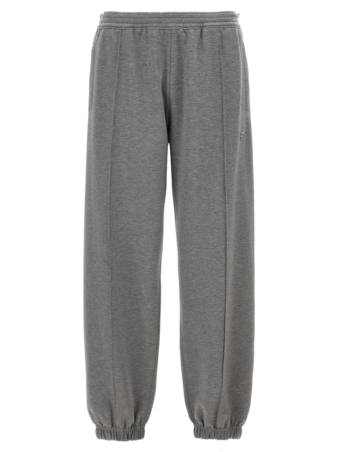 Metallic Logo Joggers Pants Gray