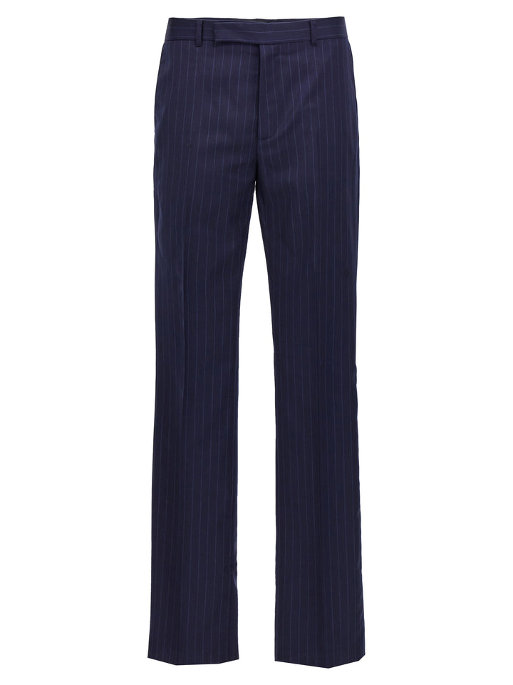 Pinstripe Pants Blue