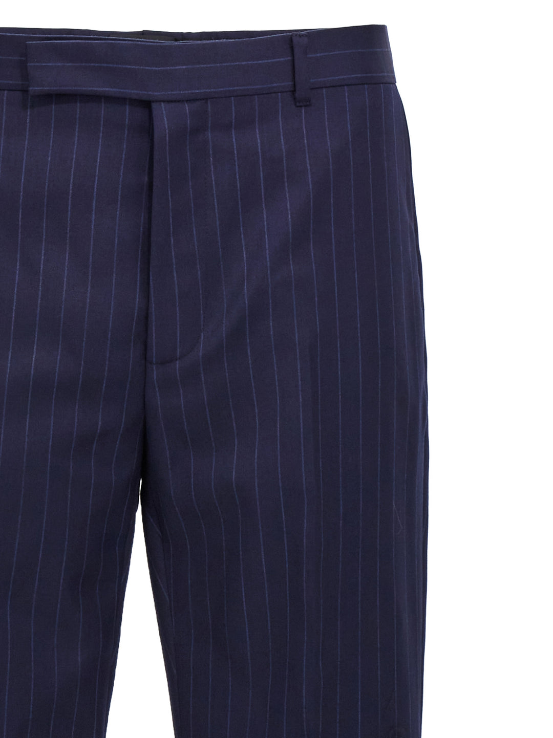 Pinstripe Pants Blue