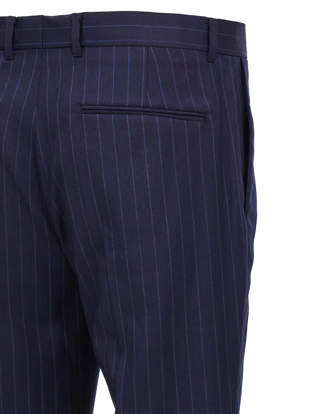 Pinstripe Pants Blue