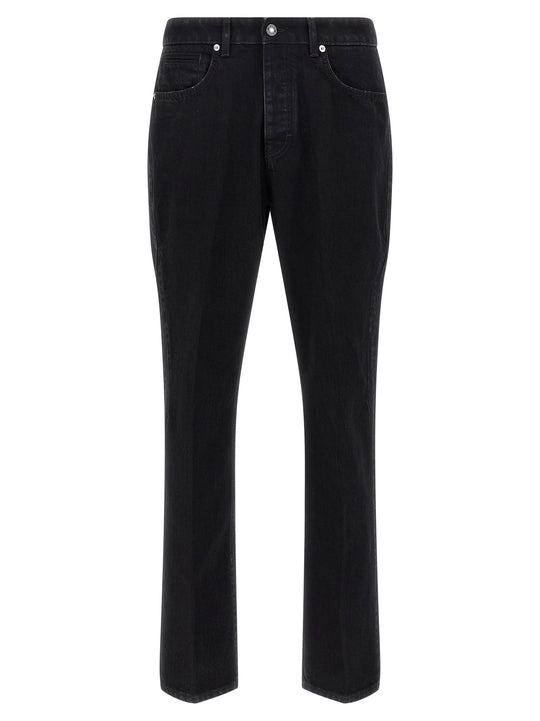 Straight Leg Jeans Black