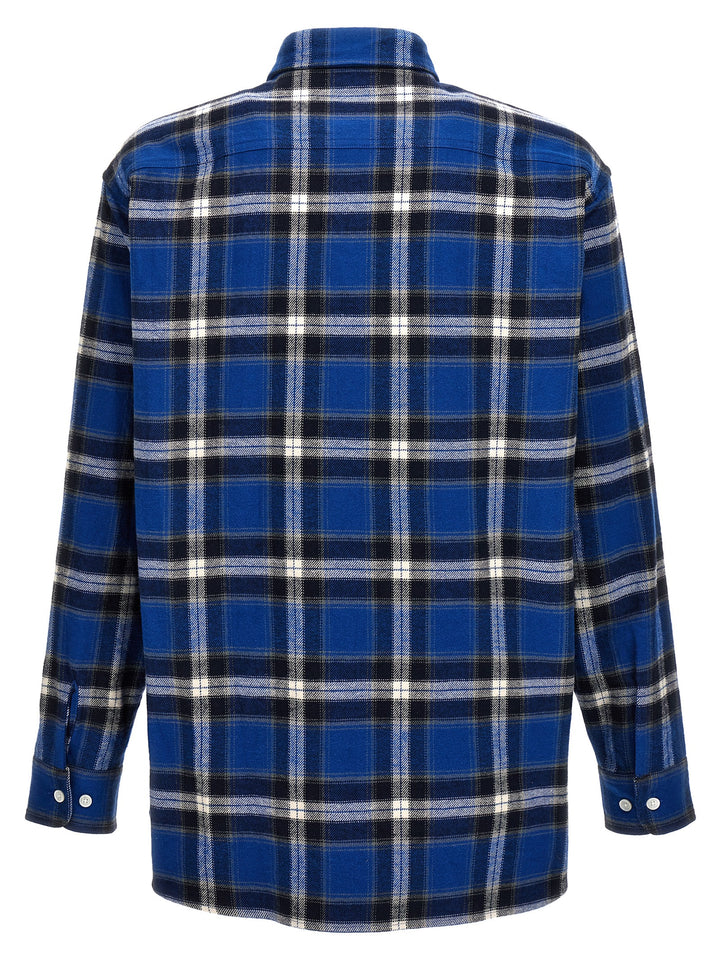 Check Flannel Shirt Shirt, Blouse Blue