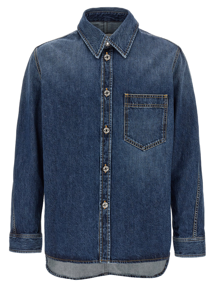 Givenchy Denim Overshirt Shirt and Blouse - Blue | f0cbf6b3f0394bb8764d4c8b5dd11f4c89d4b99b