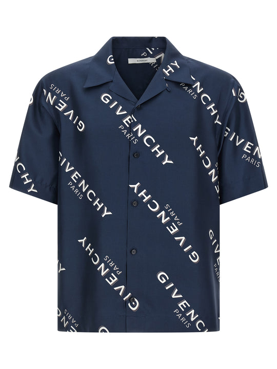 Givenchy Shadow Shirt And Blouse Blue