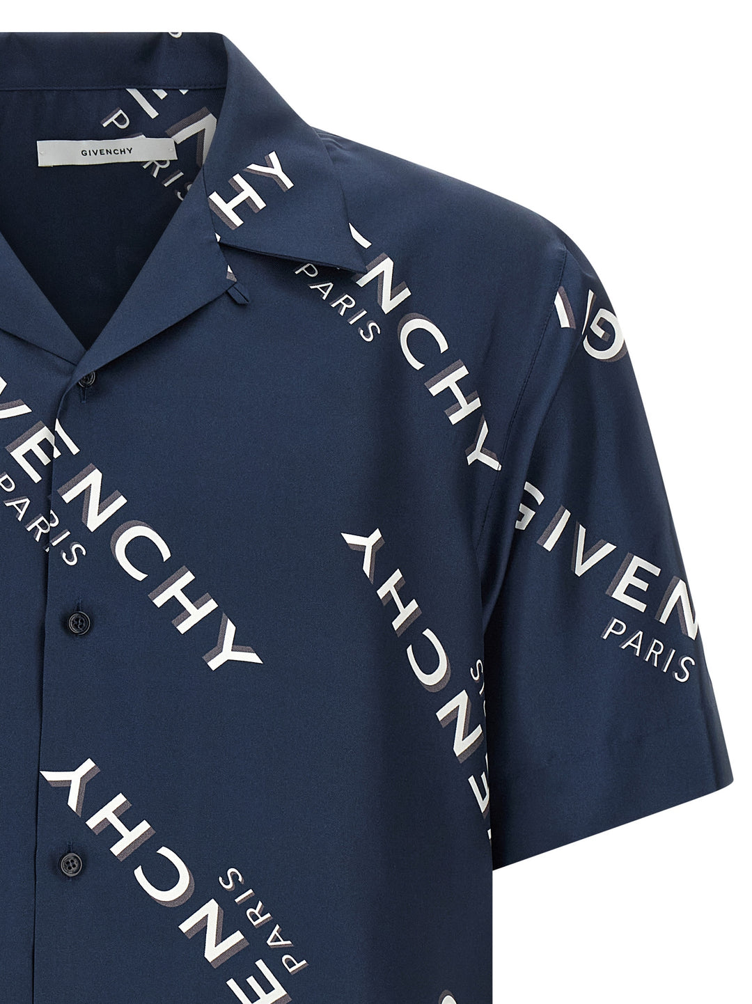 Givenchy Givenchy Shadow Shirt and Blouse - Blue | e3812715fb174c57b8e933ee1fa174ceaf44fec1