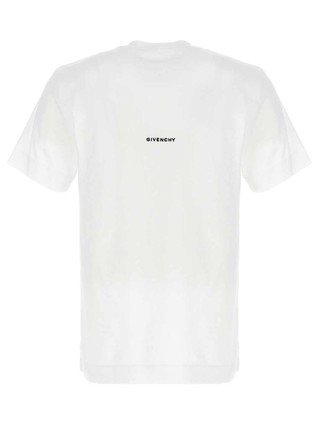 Givenchy Embroidered Logo T-shirt - White/Black | 69f205eeb2ef8ef78681f5236995caa5a27998d4