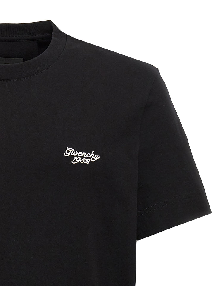 Logo Embroidery T-Shirt Black