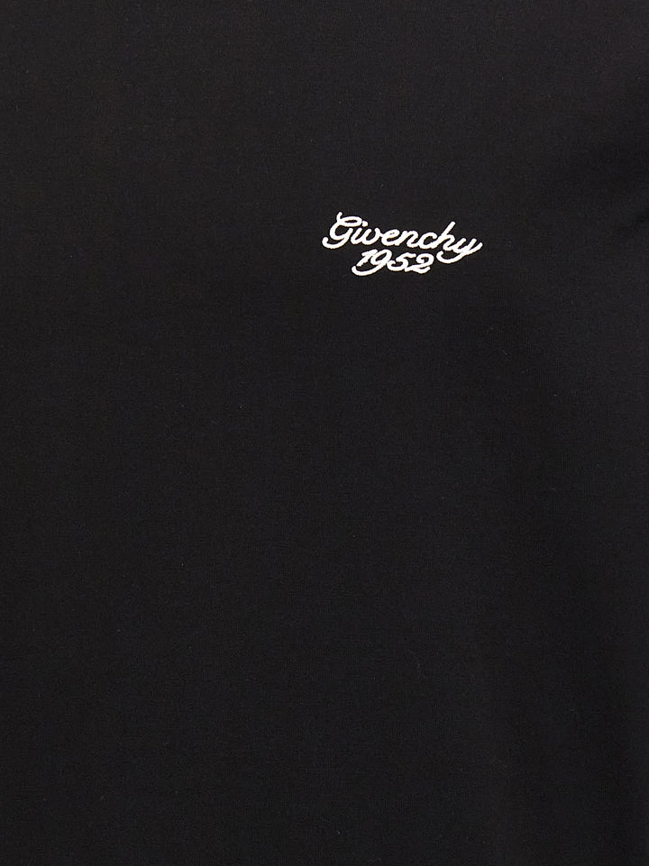 Logo Embroidery T-Shirt Black