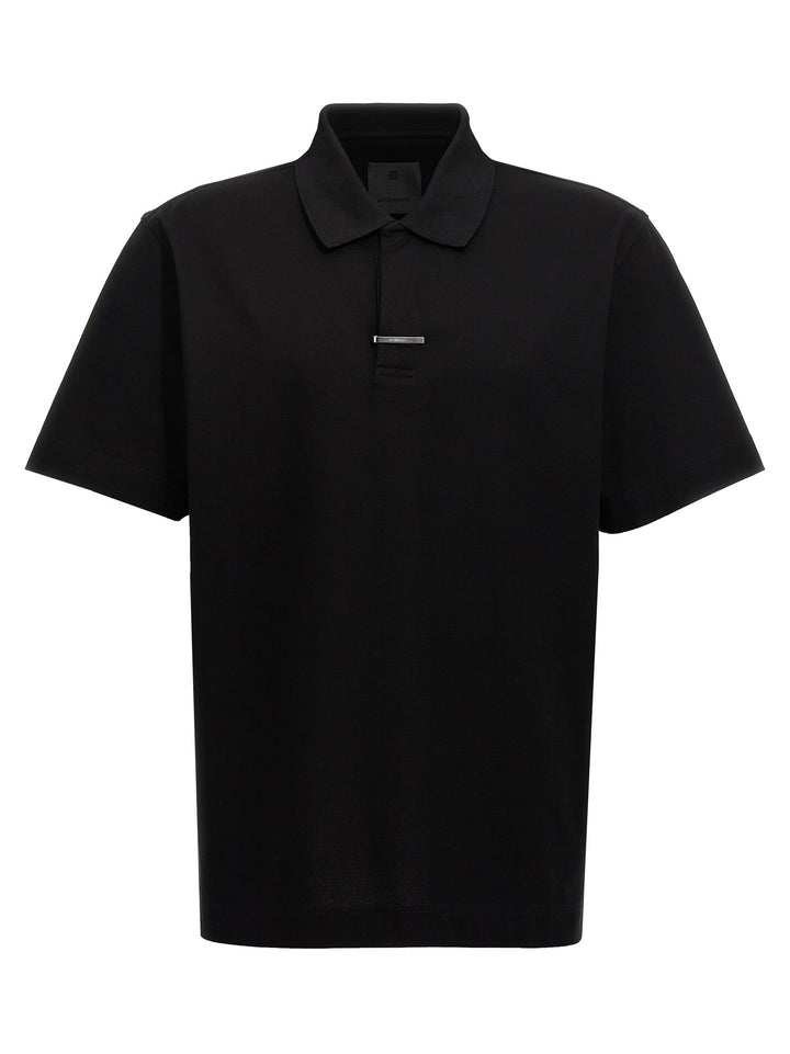 Placket Polo Black