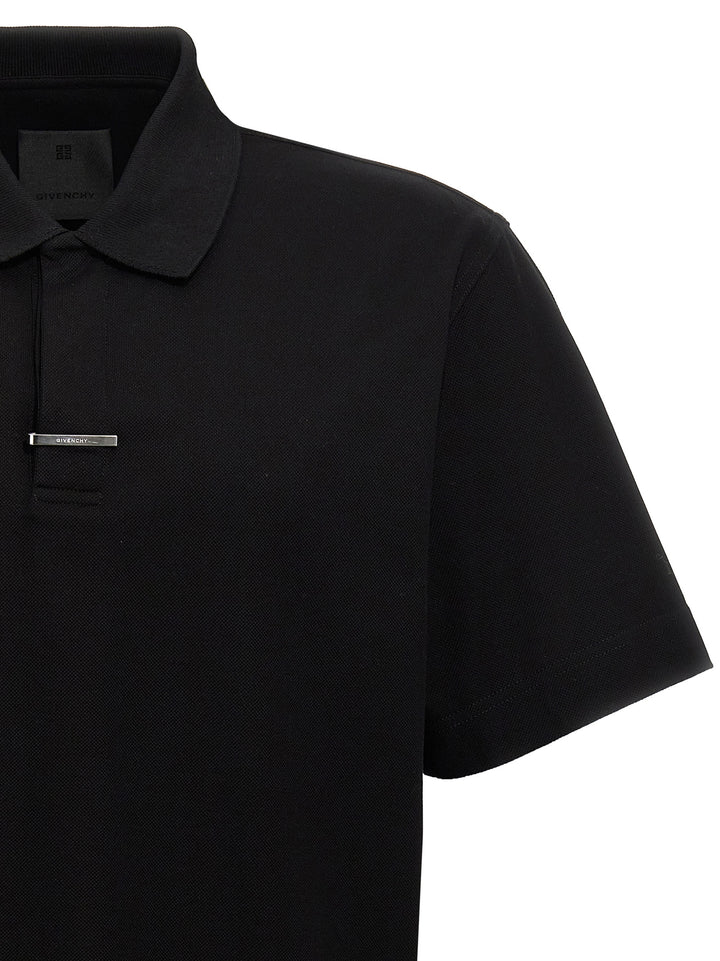 Placket Polo Black