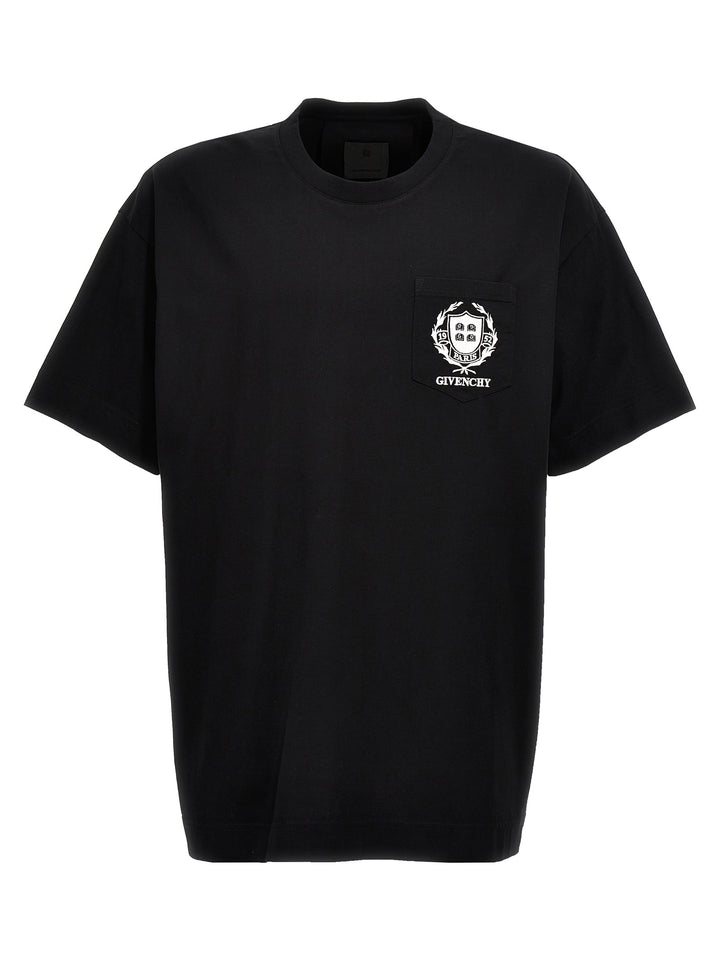 Logo Embroidery T-Shirt Black