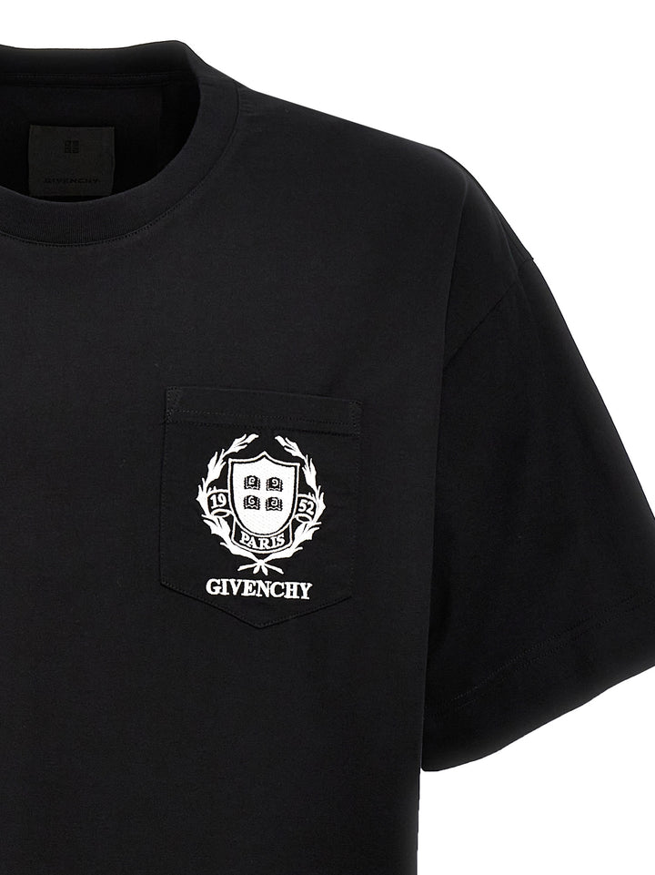 Logo Embroidery T-Shirt Black