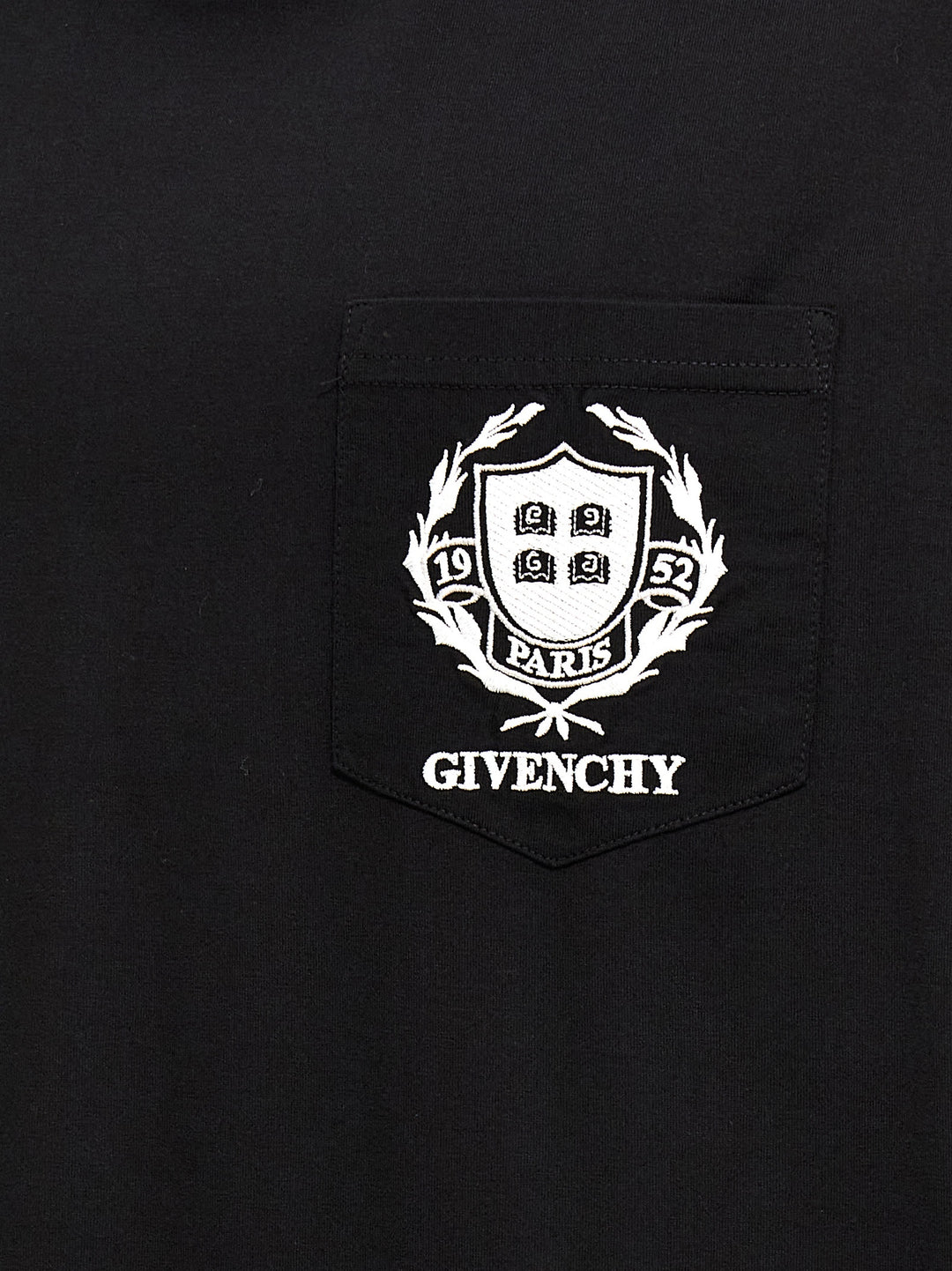 Logo Embroidery T-Shirt Black