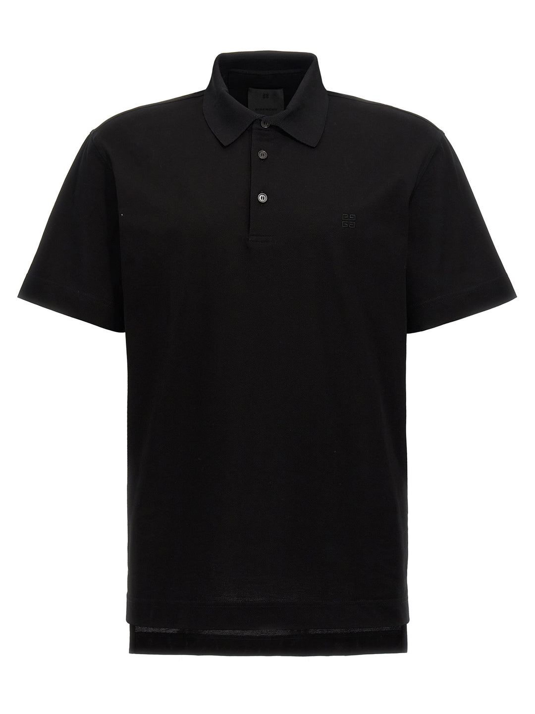 Logo Embroidery  Shirt Polo Black