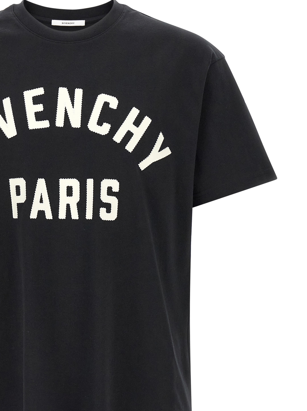 Givenchy Givenchy Paris T-shirt - White/Black | 5f712a40570d5ad8b5e9774d6fccd8663b9c486b