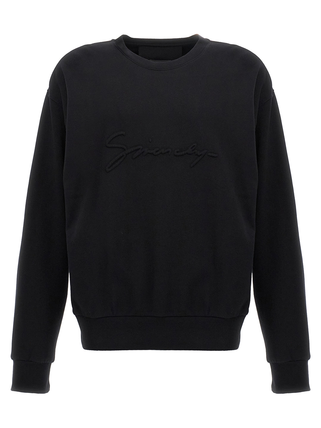 Embossed Logo Sweatshirt Black