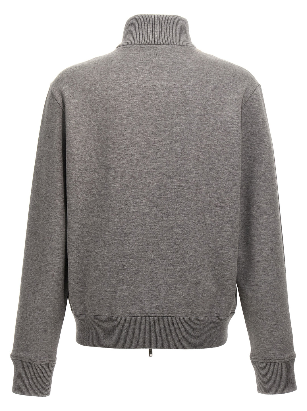 Metallic Logo Sweatshirt Gray