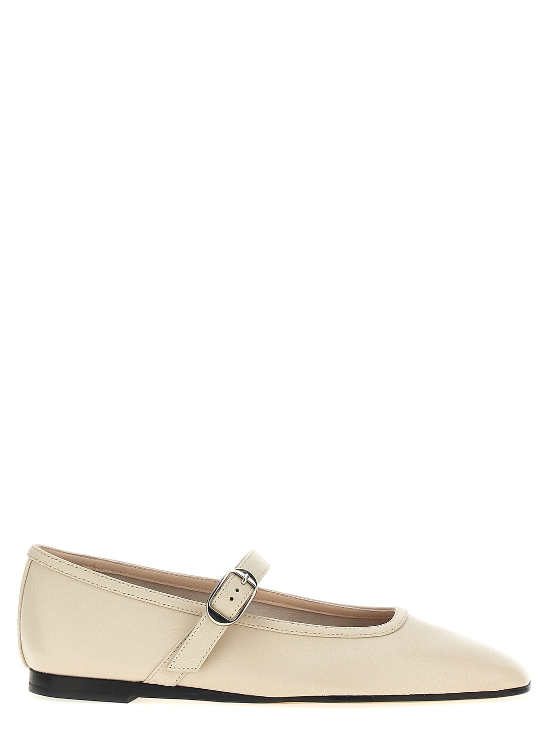 Mary Jane Flat Shoes Beige