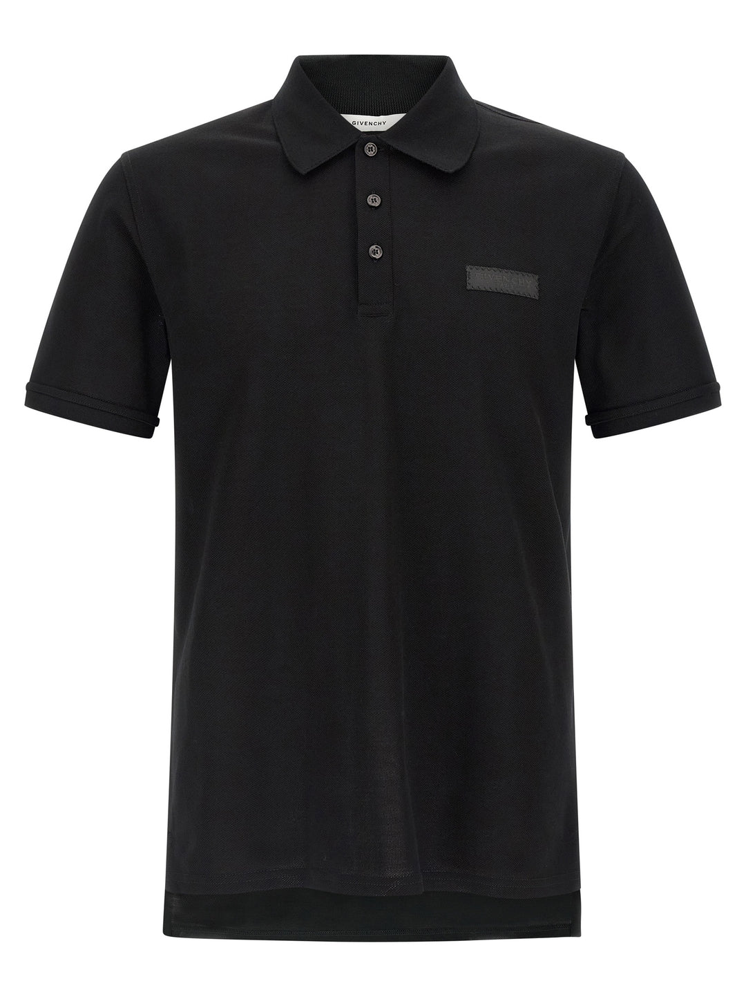 Givenchy Logo Patch  Shirt Polo - Black | 0ba669fdf2d36eb242c0c166d8eed1a02037db35