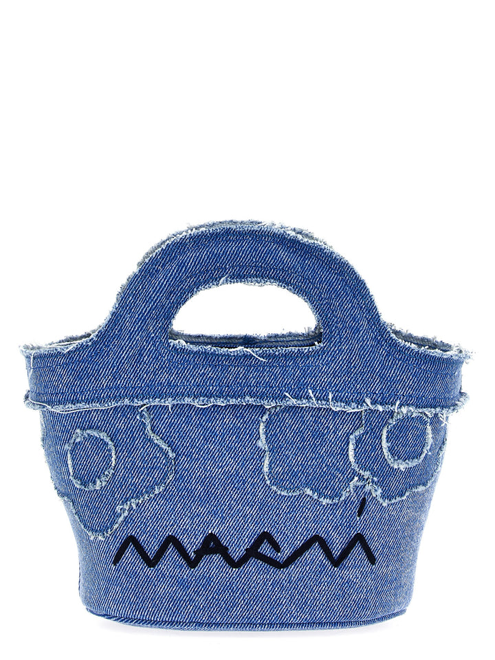 Marni Tropicalia Micro Hand Bags - Light Blue | 57fc877c14b0a89046f45f1de447f8652acf4ef4