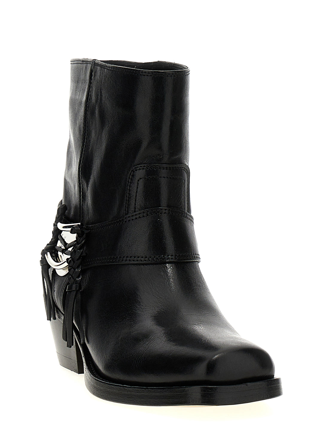 Akson Gaucho Boots, Ankle Boots Black